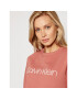 Calvin Klein Суитшърт Core Logo Ls K20K202157 Розов Regular Fit - Pepit.bg