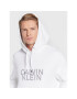 Calvin Klein Суитшърт Distorted Logo K10K110075 Бял Regular Fit - Pepit.bg