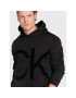 Calvin Klein Суитшърт Flock Logo Comfort K10K110608 Черен Comfort Fit - Pepit.bg