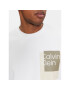 Calvin Klein Суитшърт Overlay K10K112249 Бял Regular Fit - Pepit.bg