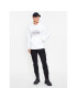 Calvin Klein Суитшърт Wave Lines Hero K10K112774 Бял Regular Fit - Pepit.bg