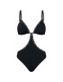 Calvin Klein Swimwear Бански костюм Cut Out One Piece KW0KW01276 Черен - Pepit.bg