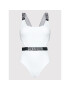 Calvin Klein Swimwear Бански костюм Cut Out KW0KW01653 Бял - Pepit.bg