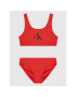 Calvin Klein Swimwear Бански костюм KY0KY00013 Червен - Pepit.bg