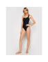 Calvin Klein Swimwear Бански костюм Open Back KW0KW01333 Черен - Pepit.bg