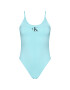 Calvin Klein Swimwear Бански костюм Scoop Back KW0KW01341 Син - Pepit.bg