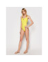 Calvin Klein Swimwear Бански костюм Scoop Back KW0KW01341 Жълт - Pepit.bg