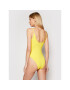 Calvin Klein Swimwear Бански костюм Scoop Back KW0KW01341 Жълт - Pepit.bg