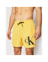 Calvin Klein Swimwear Плувни шорти Drawstring KM0KM00590 Жълт Regular Fit - Pepit.bg