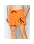 Calvin Klein Swimwear Плувни шорти Drawstring KM0KM00591 Оранжев Regular Fit - Pepit.bg