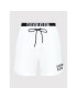 Calvin Klein Swimwear Плувни шорти Intense Power KM0KM00702 Бял Regular Fit - Pepit.bg