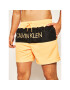 Calvin Klein Swimwear Плувни шорти KM0KM00456 Оранжев Regular Fit - Pepit.bg