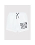 Calvin Klein Swimwear Плувни шорти KV0KV00006 Бял Regular Fit - Pepit.bg