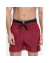 Calvin Klein Swimwear Плувни шорти Medium Double Wb KM0KM00846 Бордо Regular Fit - Pepit.bg