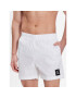 Calvin Klein Swimwear Плувни шорти Medium Drawstring KM0KM00819 Бял Regular Fit - Pepit.bg