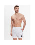 Calvin Klein Swimwear Плувни шорти Medium Drawstring KM0KM00819 Бял Regular Fit - Pepit.bg