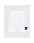 Calvin Klein Swimwear Плувни шорти Medium Drawstring KM0KM00819 Бял Regular Fit - Pepit.bg