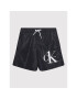 Calvin Klein Swimwear Плувни шорти Medium Drawstring KV0KV00002 Черен Regular Fit - Pepit.bg