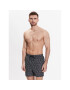 Calvin Klein Swimwear Плувни шорти Medium Drawstring Print KM0KM00813 Черен Regular Fit - Pepit.bg