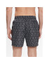 Calvin Klein Swimwear Плувни шорти Medium Drawstring Print KM0KM00813 Черен Regular Fit - Pepit.bg