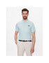 Calvin Klein Тениска с яка и копчета K10K111196 Зелен Slim Fit - Pepit.bg