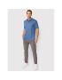 Calvin Klein Тениска с яка и копчета Liquid Touch K10K108725 Син Slim Fit - Pepit.bg