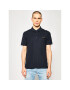 Calvin Klein Тениска с яка и копчета Refined Pique Logo Badge K10K105256 Тъмносин Regular Fit - Pepit.bg