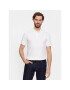 Calvin Klein Тениска с яка и копчета Smooth Cotton Slim Polo K10K111657 Бял Regular Fit - Pepit.bg