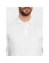 Calvin Klein Тениска с яка и копчета Smooth Cotton Slim Polo K10K111657 Бял Regular Fit - Pepit.bg