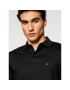 Calvin Klein Тениска с яка и копчета Liquid Touch K10K107090 Черен Slim Fit - Pepit.bg