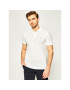 Calvin Klein Тениска с яка и копчета Refined Pique Chest Logo K10K02964 Бял Slim Fit - Pepit.bg