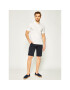 Calvin Klein Тениска с яка и копчета Refined Pique Chest Logo K10K02964 Бял Slim Fit - Pepit.bg