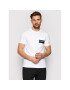 Calvin Klein Тишърт Bold Stripe Pocket K10K106531 Бял Regular Fit - Pepit.bg