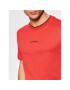 Calvin Klein Тишърт Center Logo K10K107845 Червен Regular Fit - Pepit.bg