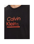 Calvin Klein Тишърт Contrast Line Logo K10K111538 Черен Regular Fit - Pepit.bg