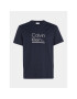 Calvin Klein Тишърт Contrast Line Logo K10K111538 Тъмносин Regular Fit - Pepit.bg