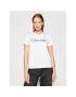 Calvin Klein Тишърт Core Logo K20K202018 Бял Regular Fit - Pepit.bg