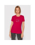 Calvin Klein Тишърт Embossed Shine XAP Розов Regular Fit - Pepit.bg