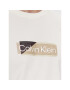 Calvin Klein Тишърт Layered Gel Logo K10K111845 Бял Regular Fit - Pepit.bg