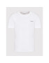 Calvin Klein Тишърт Micro Logo Interlock K10K109894 Бял Regular Fit - Pepit.bg