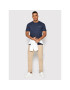 Calvin Klein Тишърт Micro Logo Interlock K10K109894 Тъмносин Regular Fit - Pepit.bg