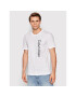 Calvin Klein Тишърт Off Placement Logo K10K109738 Бял Slim Fit - Pepit.bg