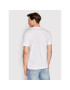 Calvin Klein Тишърт Off Placement Logo K10K109738 Бял Slim Fit - Pepit.bg