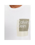 Calvin Klein Тишърт Overlay Box Logo T-Shirt K10K112402 Бял Regular Fit - Pepit.bg