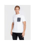 Calvin Klein Тишърт Shadow Chest K10K110111 Бял Regular Fit - Pepit.bg