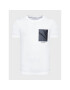 Calvin Klein Тишърт Shadow Chest K10K110111 Бял Regular Fit - Pepit.bg