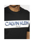 Calvin Klein Тишърт Stripe Logo K10K105165 Черен Regular Fit - Pepit.bg