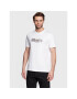 Calvin Klein Тишърт Striped Logo K10K110799 Бял Regular Fit - Pepit.bg
