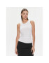 Calvin Klein топ Modal Rib Tank Top K20K206406 Бял Slim Fit - Pepit.bg