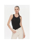 Calvin Klein топ Modal Rib Tank Top K20K206406 Черен Slim Fit - Pepit.bg